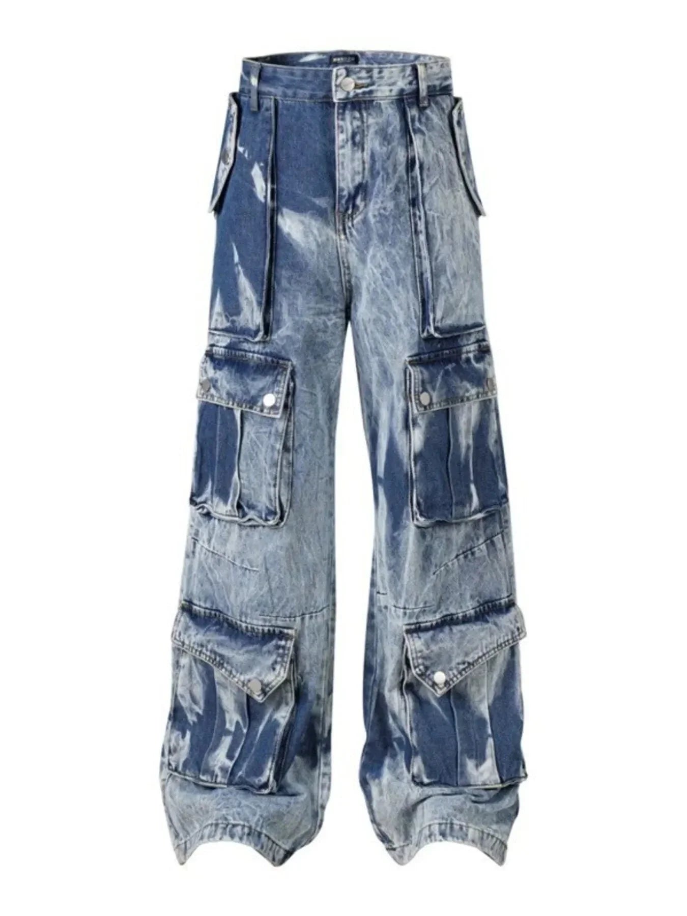 Men's Wide Leg Cargo Jeans
